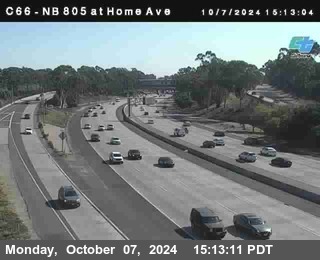 NB 805 at Home Ave (On Ramp)