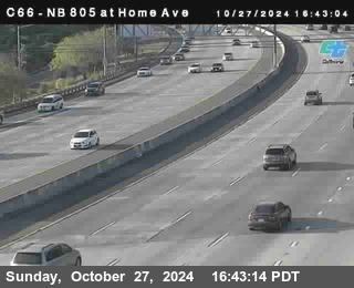 NB 805 at Home Ave (On Ramp)