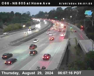 NB 805 at Home Ave (On Ramp)