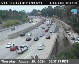 NB 805 at Home Ave (On Ramp)