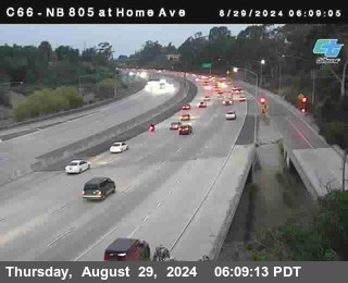 NB 805 at Home Ave (On Ramp)