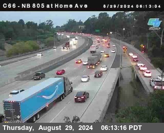 NB 805 at Home Ave (On Ramp)