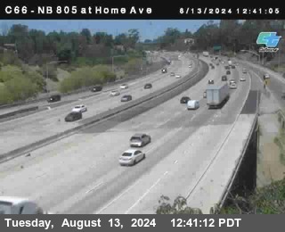 NB 805 at Home Ave (On Ramp)