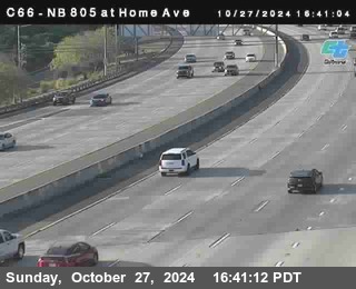 NB 805 at Home Ave (On Ramp)