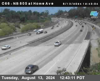 NB 805 at Home Ave (On Ramp)