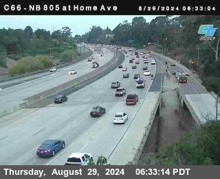 NB 805 at Home Ave (On Ramp)