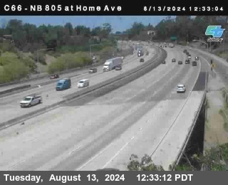 NB 805 at Home Ave (On Ramp)