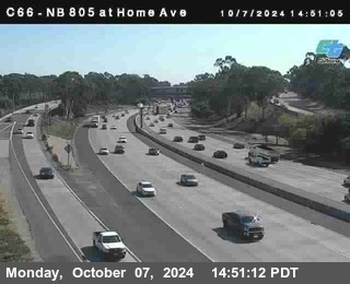 NB 805 at Home Ave (On Ramp)