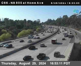 NB 805 at Home Ave (On Ramp)