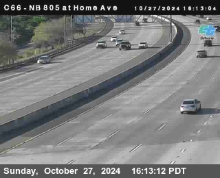 NB 805 at Home Ave (On Ramp)