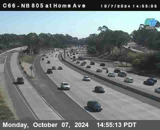 NB 805 at Home Ave (On Ramp)