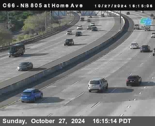 NB 805 at Home Ave (On Ramp)