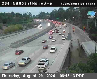 NB 805 at Home Ave (On Ramp)