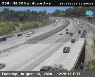 NB 805 at Home Ave (On Ramp)