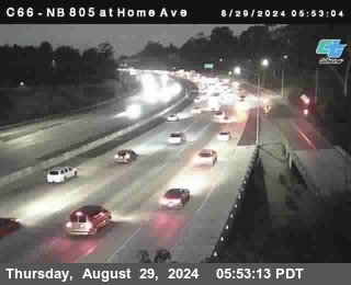 NB 805 at Home Ave (On Ramp)