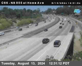 NB 805 at Home Ave (On Ramp)