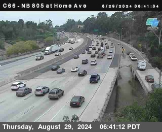 NB 805 at Home Ave (On Ramp)