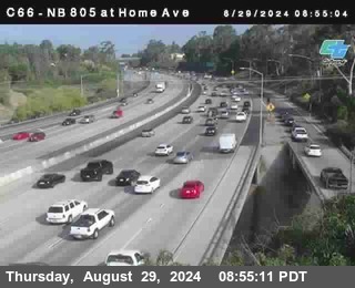 NB 805 at Home Ave (On Ramp)