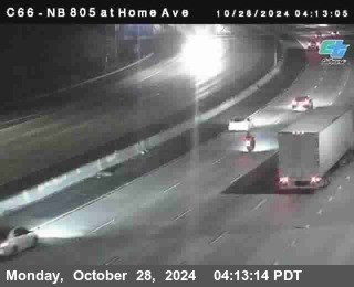 NB 805 at Home Ave (On Ramp)