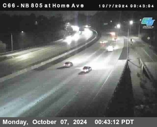 NB 805 at Home Ave (On Ramp)