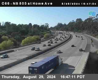 NB 805 at Home Ave (On Ramp)