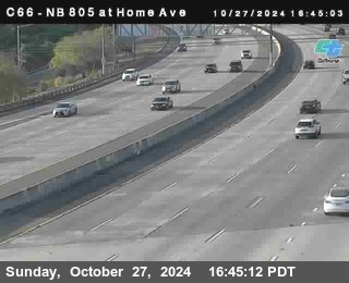 NB 805 at Home Ave (On Ramp)