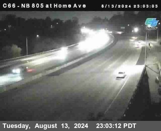 NB 805 at Home Ave (On Ramp)