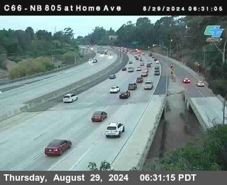 NB 805 at Home Ave (On Ramp)