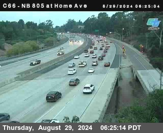 NB 805 at Home Ave (On Ramp)