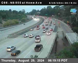 NB 805 at Home Ave (On Ramp)