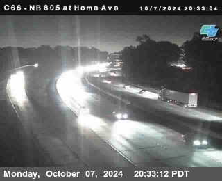 NB 805 at Home Ave (On Ramp)