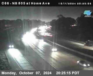 NB 805 at Home Ave (On Ramp)