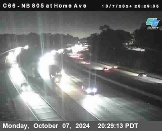 NB 805 at Home Ave (On Ramp)