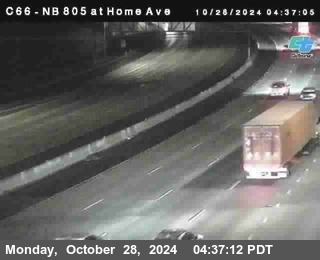 NB 805 at Home Ave (On Ramp)