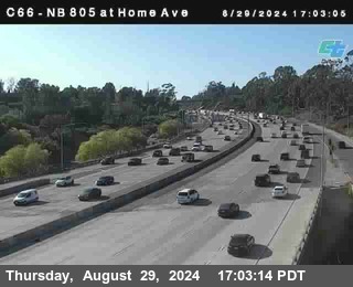 NB 805 at Home Ave (On Ramp)