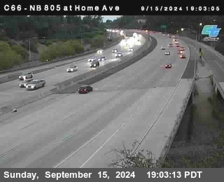 NB 805 at Home Ave (On Ramp)