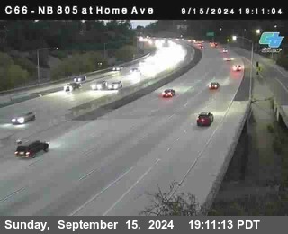 NB 805 at Home Ave (On Ramp)