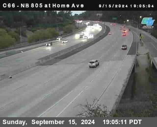 NB 805 at Home Ave (On Ramp)