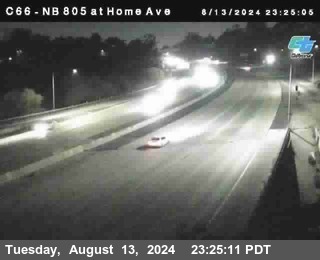 NB 805 at Home Ave (On Ramp)