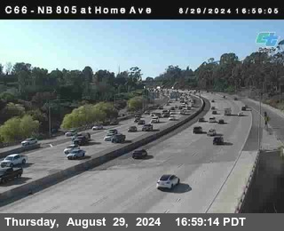 NB 805 at Home Ave (On Ramp)