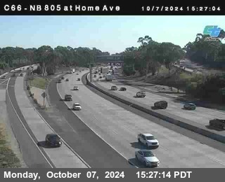 NB 805 at Home Ave (On Ramp)