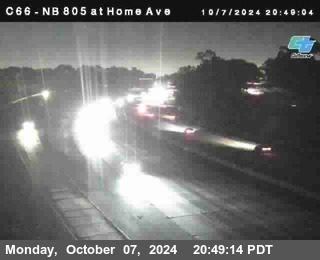 NB 805 at Home Ave (On Ramp)