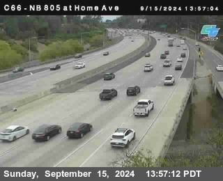 NB 805 at Home Ave (On Ramp)