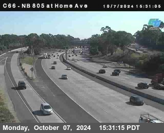 NB 805 at Home Ave (On Ramp)