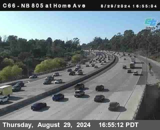 NB 805 at Home Ave (On Ramp)