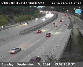 NB 805 at Home Ave (On Ramp)