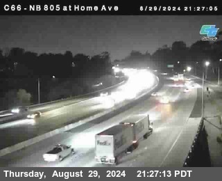 NB 805 at Home Ave (On Ramp)