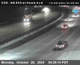 NB 805 at Home Ave (On Ramp)