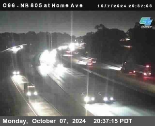 NB 805 at Home Ave (On Ramp)