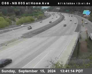 NB 805 at Home Ave (On Ramp)